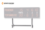 Carrello per sostegno e trasporto tabelloni elettronici segnapunti tennis per esterno art. S04937
