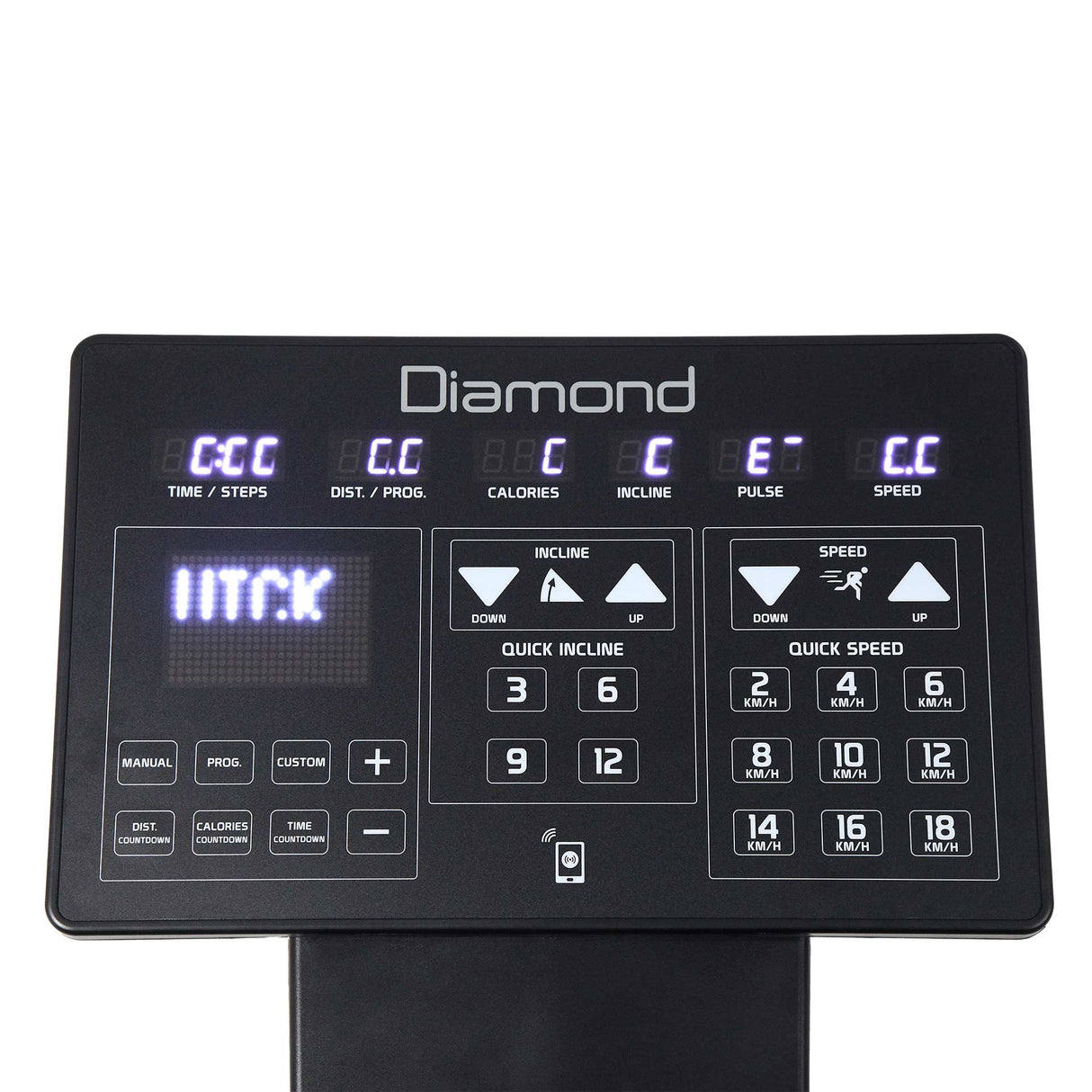 Tapis Roulant T81 Diamond motore 5,0 - 7,0 Hp AC 25 km/h