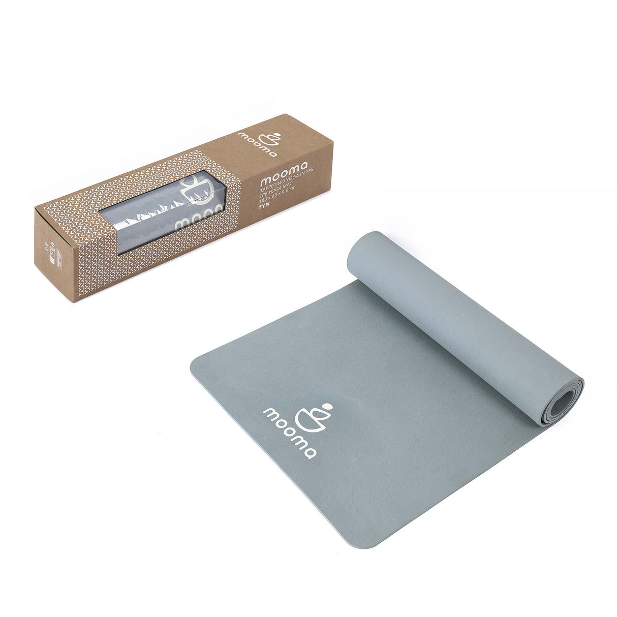 Tappetino yoga in TPE antiscivolo Mooma Cod.  TYN