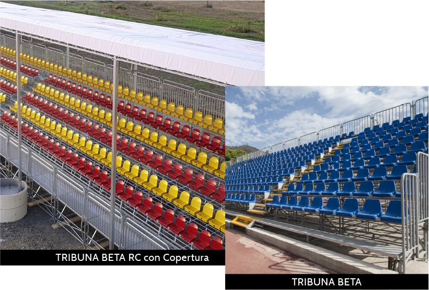 Tribuna Modulare Orlando M.O. per stadi da calcio, impianti sportivi ed eventi