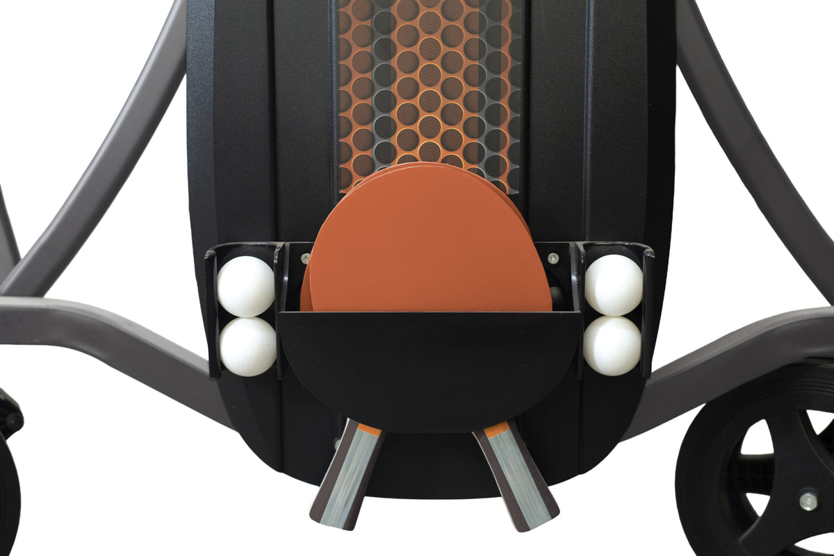 Ping pong Vortex indoor piano gioco antracite con ruote piroettanti NEW 2026! Cod. VORTEX-IC