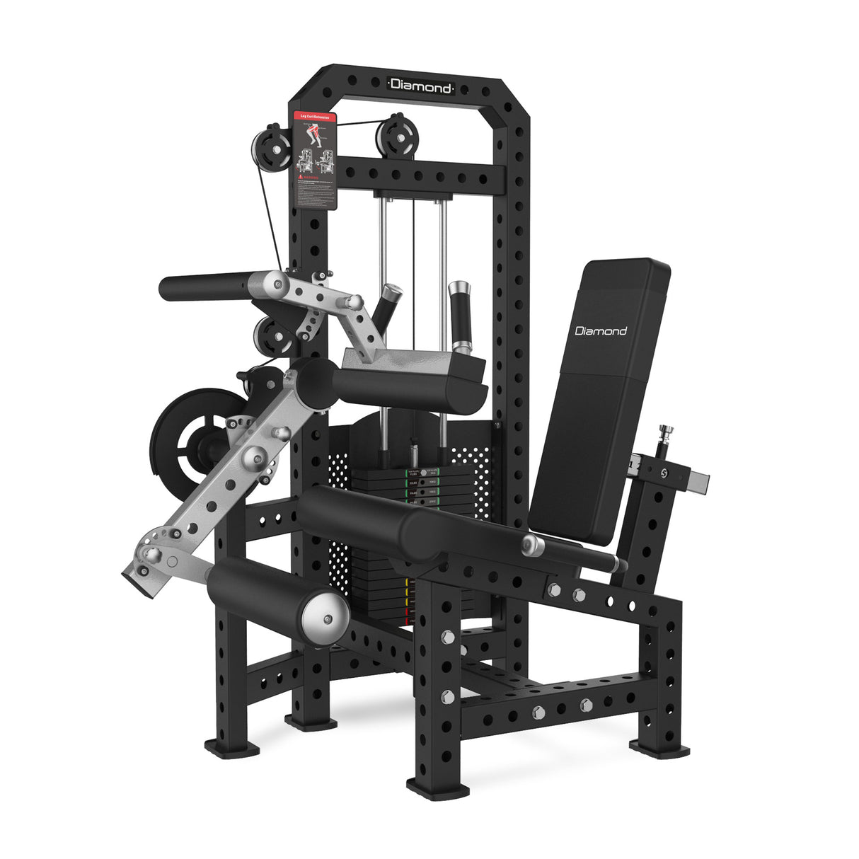 SRIGS COMBO LEG EXTENSION / LEG CURL SEDUTO Diamond Cod. WS300-COMBOSEATEDLEG