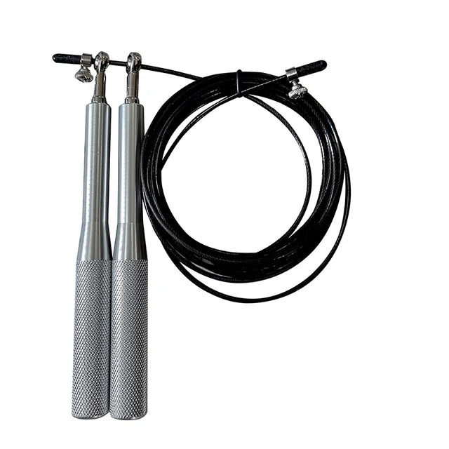 Toorx Corda da salto veloce professionale in acciaio con manopole in alluminio AHF-258