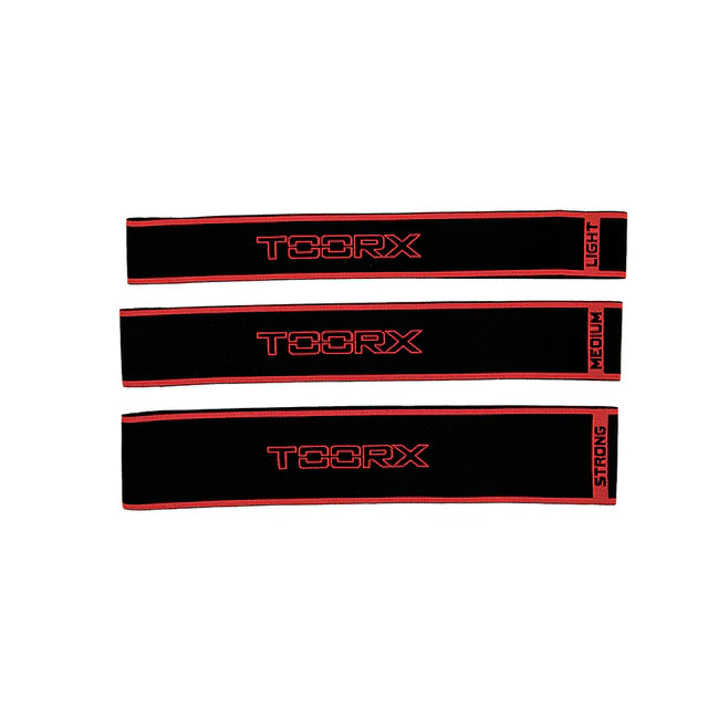 Toorx Confezione 5 elastici ad anello in tessuto light AHF-266