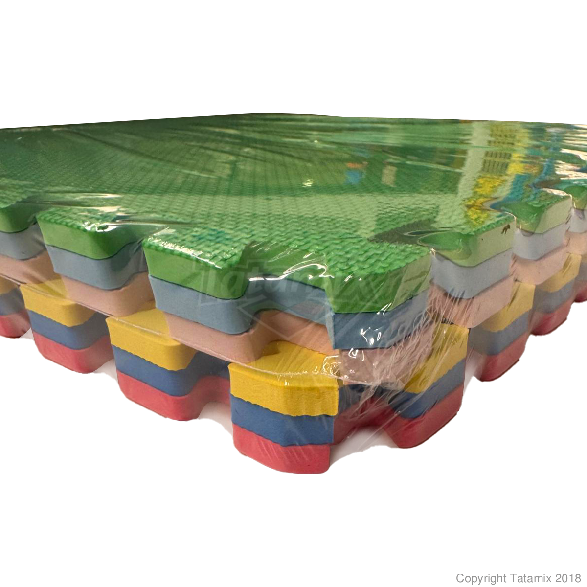 Kit 6 pz. Puzzle kids 62x62x1cm TATAMI KIT BABY 60 Cod. LC610C  Realizzato in EVA espansa (etilene vinil acetato) ORDINE MINIMO 4 KIT.