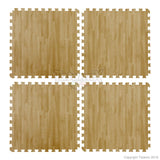Tatami Puzzle Kit 4 Pezzi W12P-LB 61x61x1,2cm White Wood Quantità minima per la vendita 10 pz