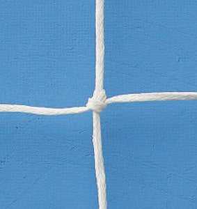 Coppia Reti Calcio Ridotto 4x2m Maglia QUADRATA in Polietilene 130x3,5mm Art. 166