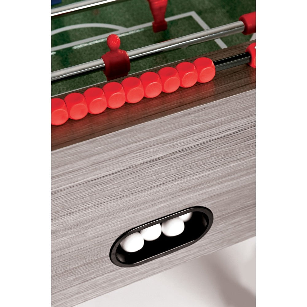 Calciobalilla F 100 Rovere grigio aste uscenti Garlando Cod. F100GRULNO