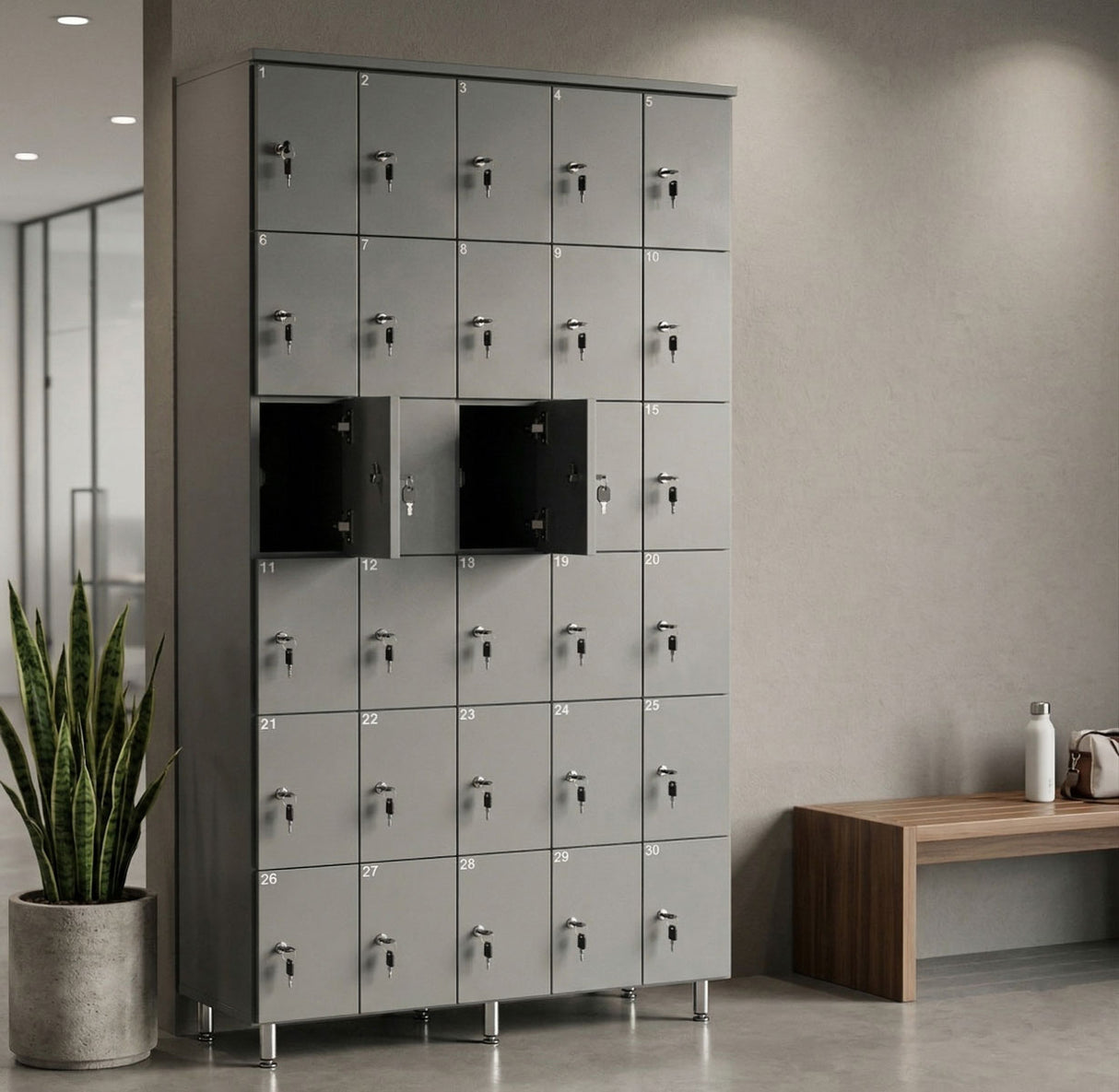 Armadio Casellario Portavalori 30 posti COD: IF1044/E