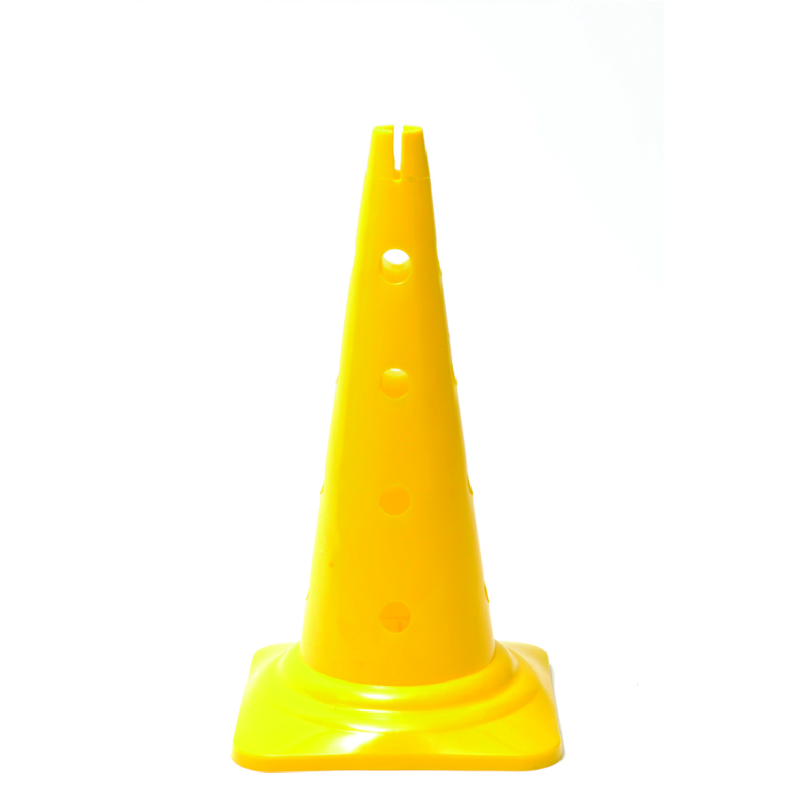 Cono in plastica h. cm.50 CON 16 FORI Art. K 826/F