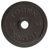 Disco In Ghisa Nero Gommato Foro 25 mm Toorx da 0,5 Kg a 20 Kg  cod. DGN