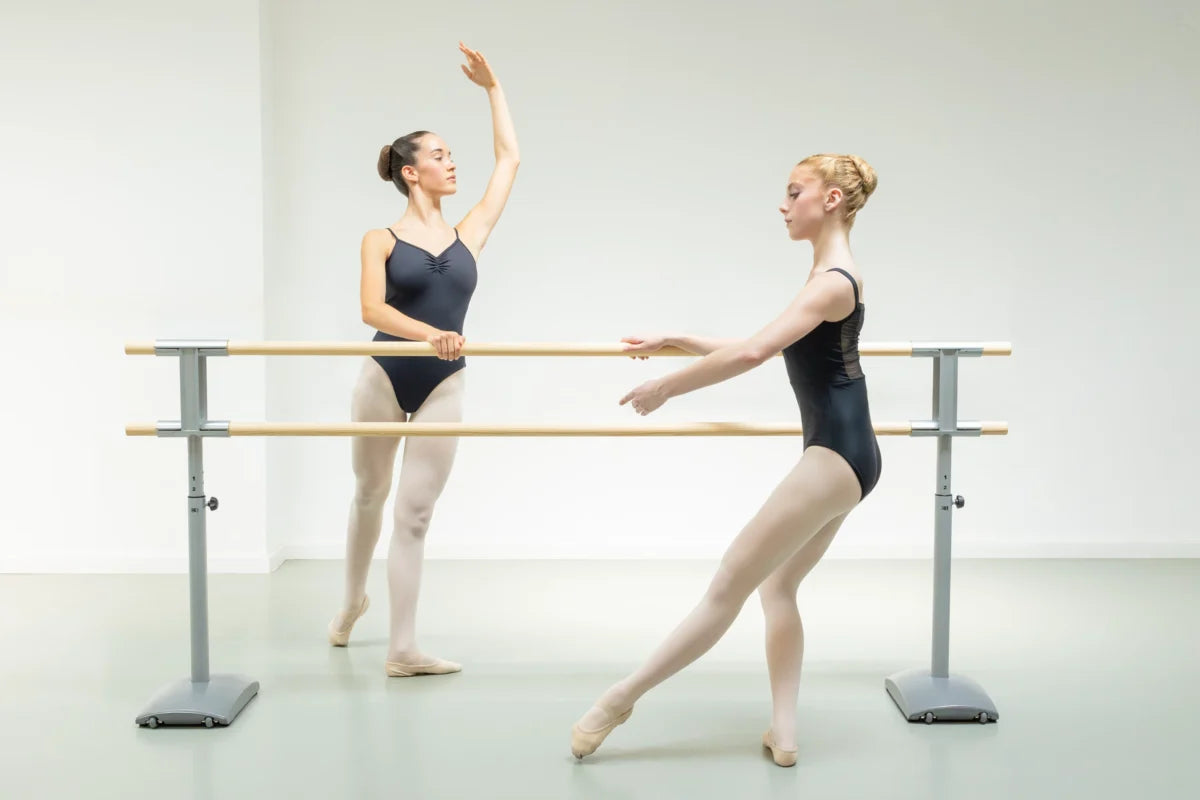 Sbarra danza mobile modello Royale dinamica ballet con altezza regolabile sbarra da 2m