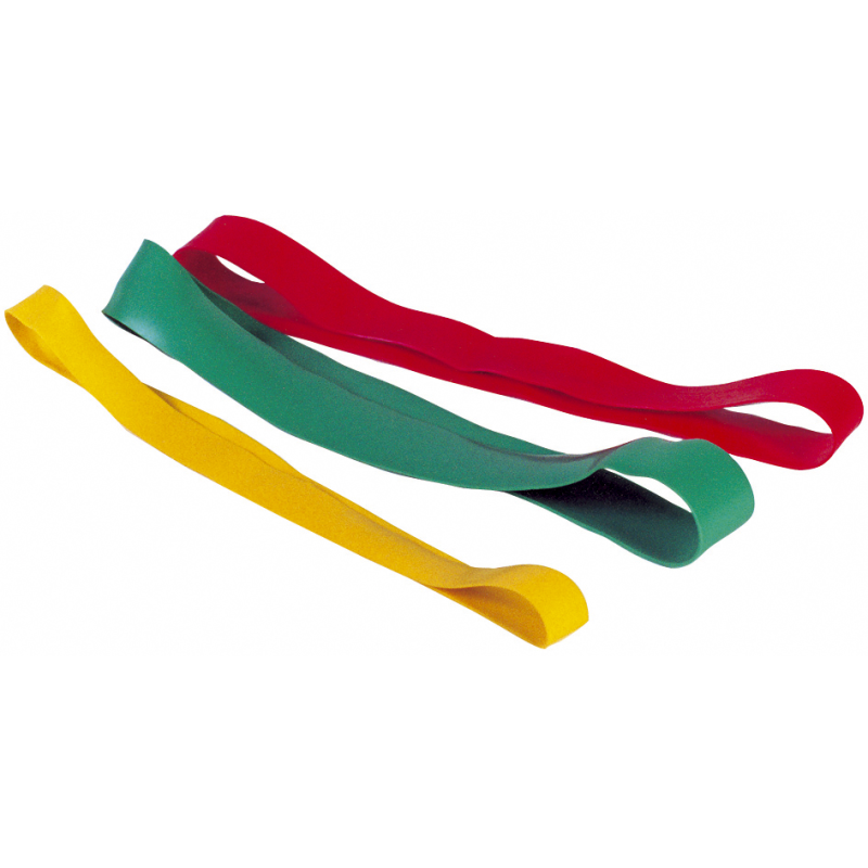 Confezioni 10 Pz Elastico Ad Anello Rosso Medio Art. G 1021-8