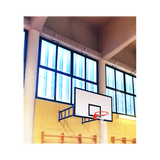 Impianto basket fisso a parete sbalzo cm.185 Art. B 657 per interno