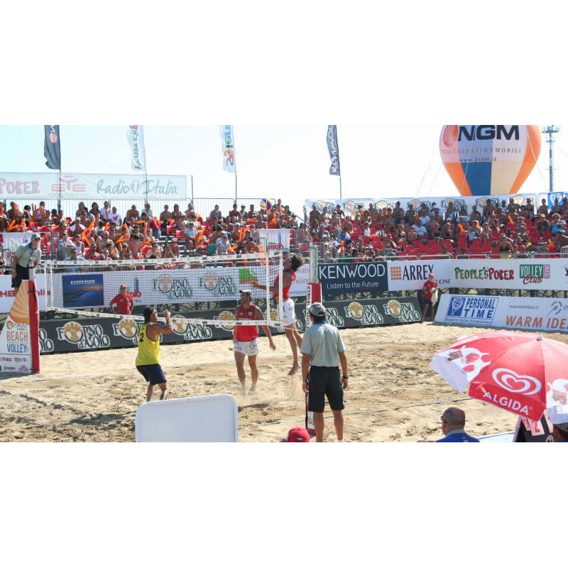 Impianto beach volley in alluminio Art. V 709