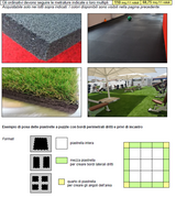 Eco-Floor gym COLOR Pavimentazioni antiscivolo e ammortizzanti Piastrella o rotolo monostrato in agglomerato di gomma sbr con granuli epdm colorati, altissima densità e granulometria ultrafine