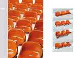 Seduta a scocca mod. STKH polipropilene per tribune ed aree sportive BERICAP