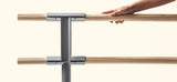 Sbarra Danza Mobile Modello Maurice Da 4 M Con Ruote e 3 supporti