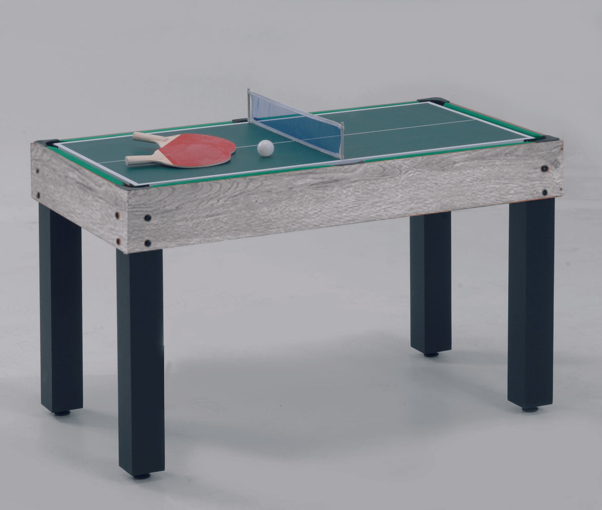 Tavolo Multigioco -12 Giochi in Uno Grigio Rovere