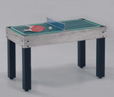Tavolo Multigioco -12 Giochi in Uno Grigio Rovere