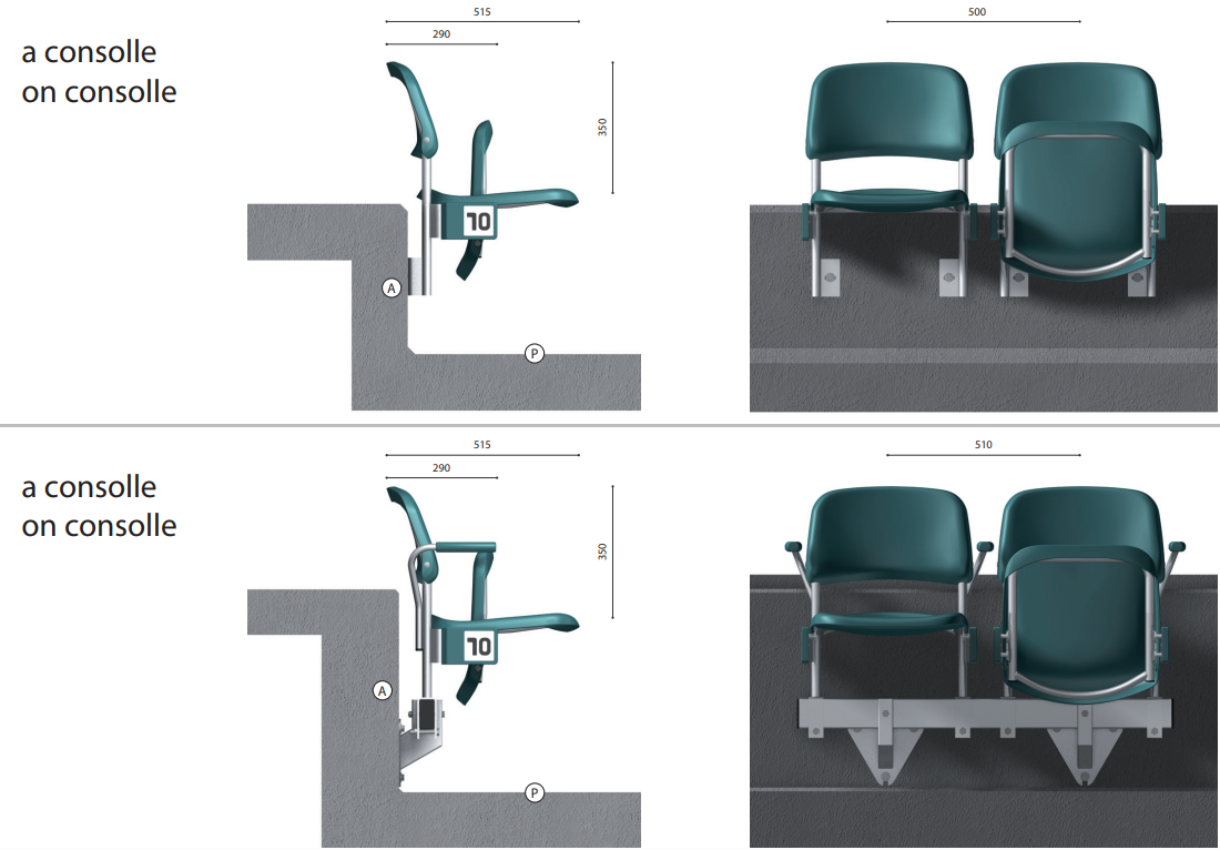 Seduta a scocca Mod. Charlie BERICAP