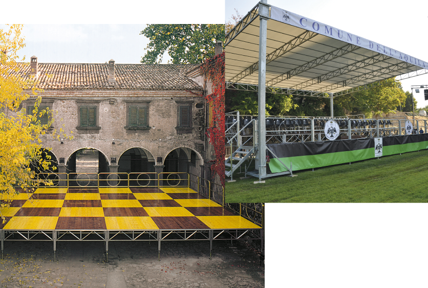 Palco Modulare M.O. per Eventi, Concerti, Feste e Manifestazioni