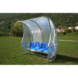 Panchina allenatori lunghezza m. 2 Art. F 790/A2 Alluminio