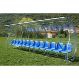 Panchine allenatori lunghezza m.2 Acciaio Zincato a caldo Art. F 752/2