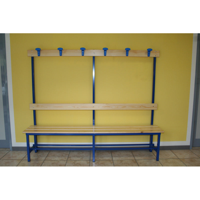 Panchina 2m Seduta Schienale Appendiabiti Art. S 865