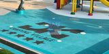 Safe Floor Pavimento antiscivolo e antitrauma per piscine e parchi acquatici da 7 o 10 mm
