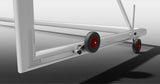 Kit 4 ruote sistema trasp. porta calcio trasportabile norme UNI Art6017