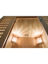 Sauna a vapore Finlandese mod. VENETIAN 2/3 posti  Pacchetto completo 4,5kW HL-VN03R-PKUP