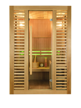 Sauna a vapore Finlandese mod. VENETIAN 2/3 posti  Pacchetto completo 4,5kW HL-VN03R-PKUP