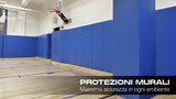 Protezioni Murali BLU Gamma in  PVC Per Interno 200x130x24mm ANTITRAUMA Cod. PMBAS