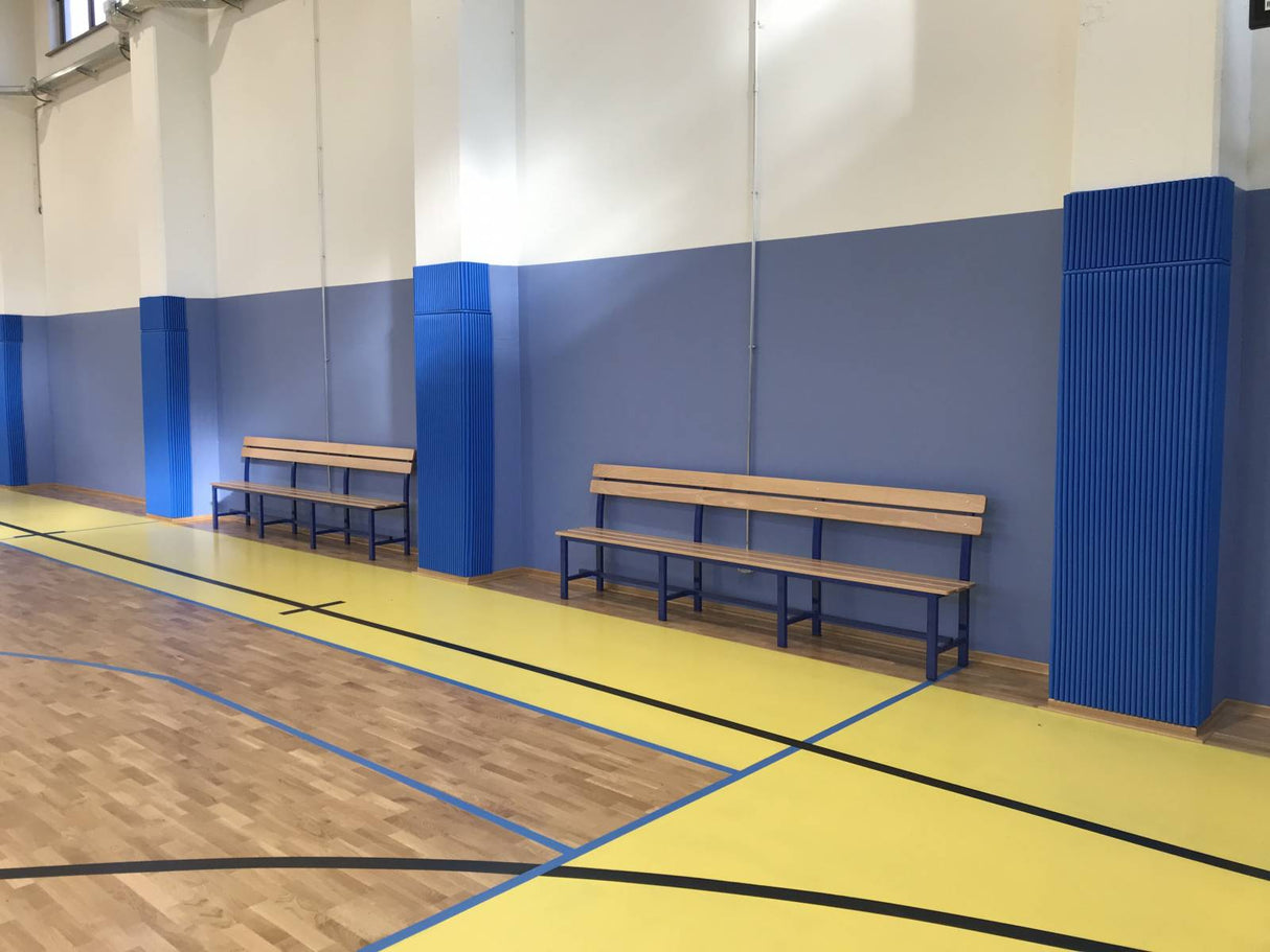 Protezioni antitrauma colonne impianti sportivi ONDA o MAXI ONDA