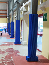 Protezioni antitrauma colonne impianti sportivi ONDA o MAXI ONDA