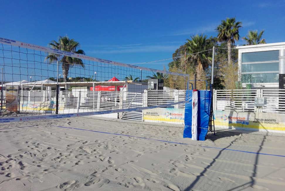 Rete Regolamentare Beach Volley 100x3,5mm in Polipropilene H.T. da 8,50x1 mt Art. P170