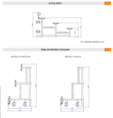 Tribuna da esterno Art. S07679 componibile da mt 10 come articolo S07678