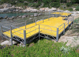 Solarium Modulare M.O. (Progetto Modulare del sistema montante del Palco Modulare che consente la realizzazione di piattaforme perfette, anche in posizioni impervie o con forti dislivelli)