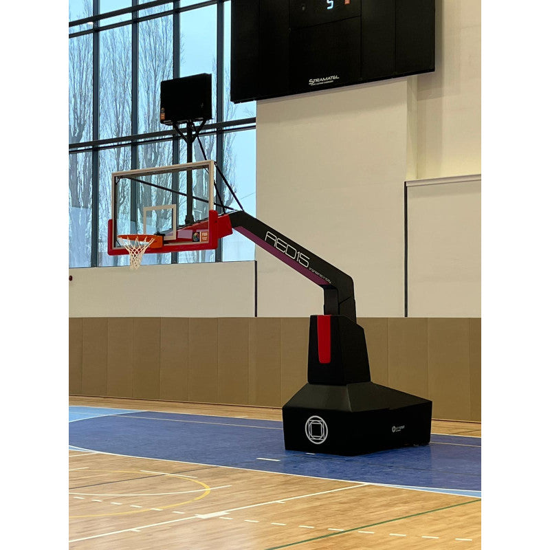Impianto basket Art. RED 15 certificato FIBA sbalzo cm.330